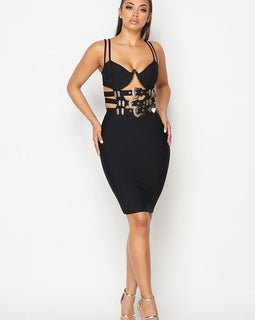 Strap Me Down Bodycon Dress