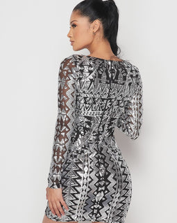 Eyes On Me Sequin Dress